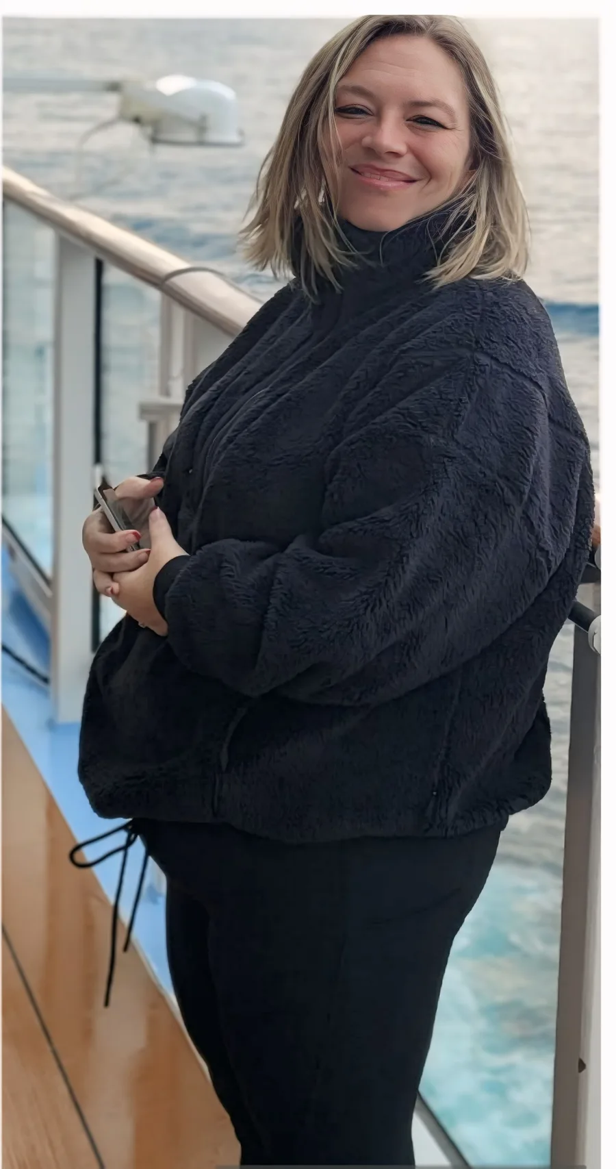 Angela, before starting her own weight-loss journey